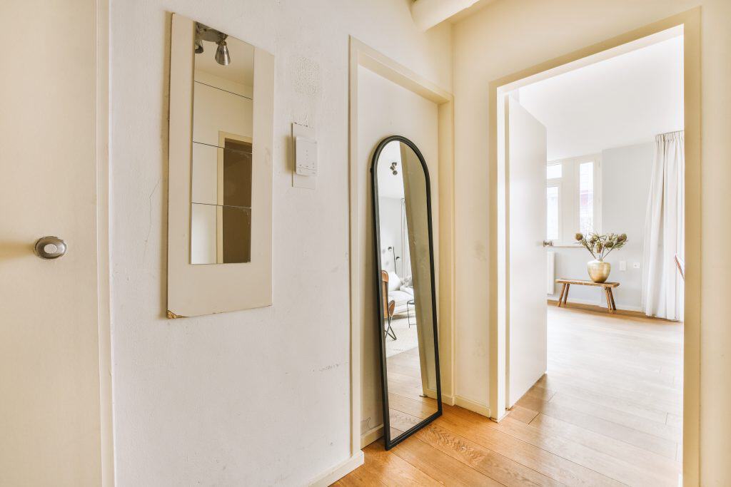 Interior of a spacious room in a luxury house